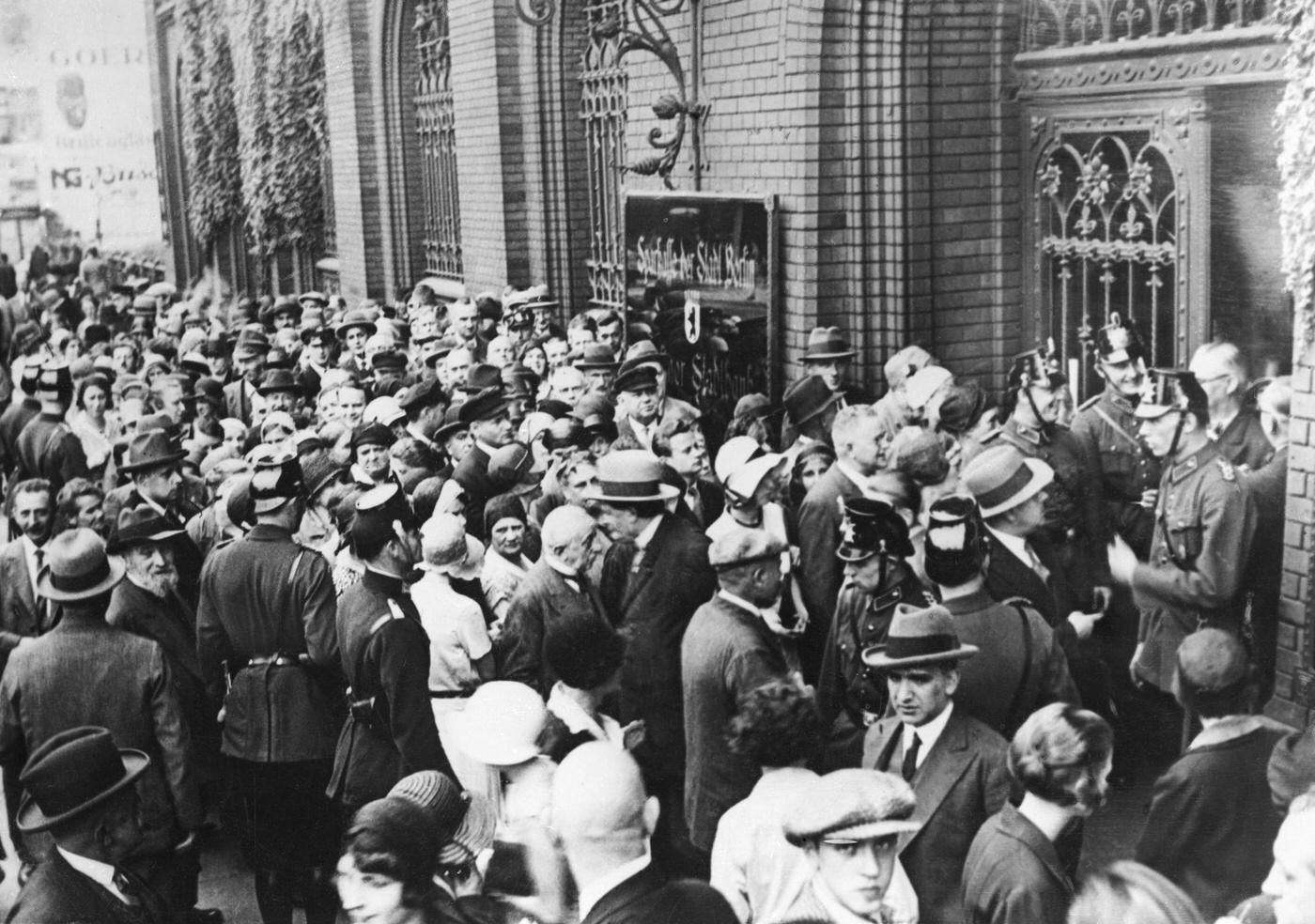 Berlin during economic crisis, July 14, 1921.