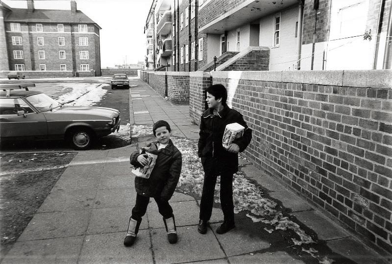 Boys with loaves, 1980s