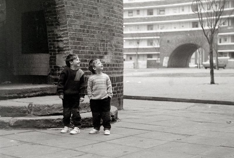 Two boys at Bronte, 1980s