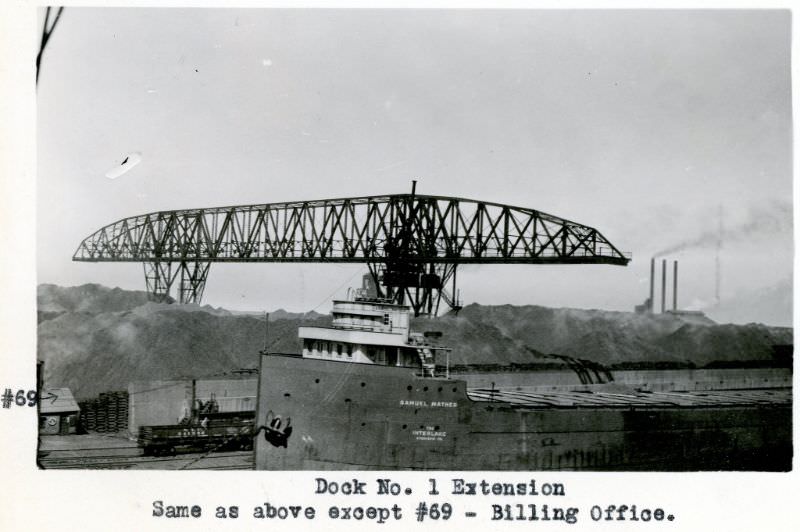 NYCRR Dock No. 1 Extension. Minnesota Slip, Billing Office, 1924