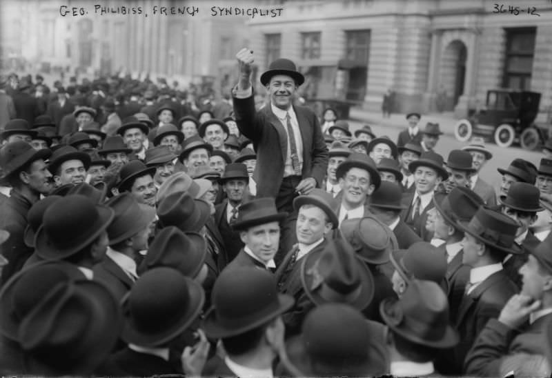 Geo. Philibiss, French Syndicalist, 1910s.