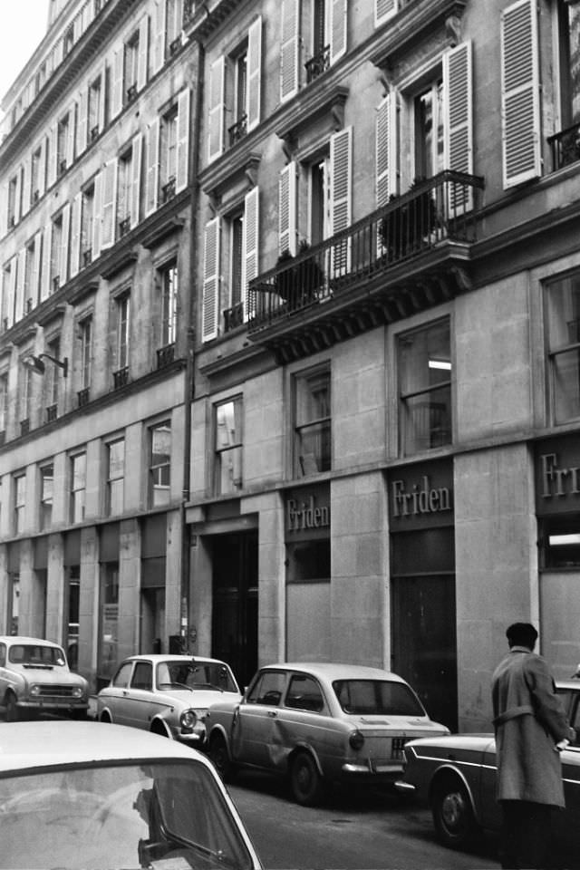Scenes in the inner city, Paris, December 1969