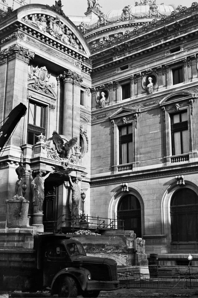 The Opera gets a facelift, Paris, December 1969