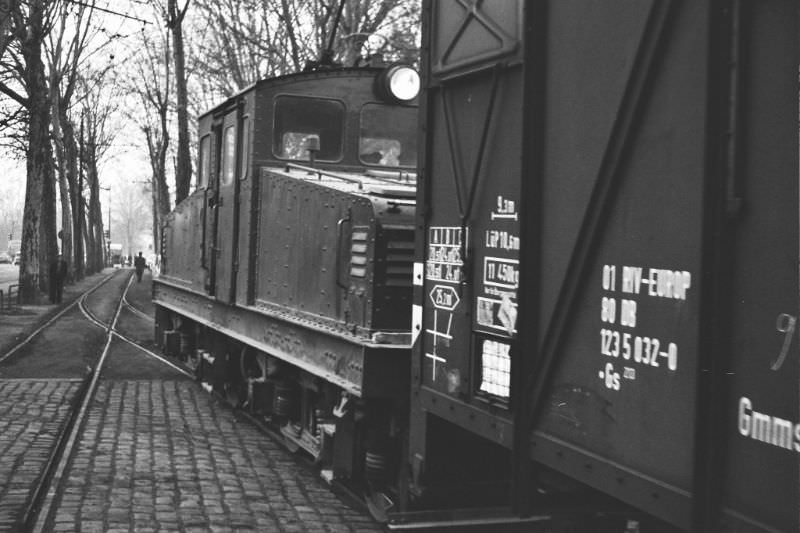 Activity around Gare Austerlitz, Paris, December 1969