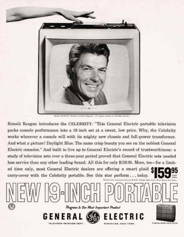 GE Portable Television Ad, 1961