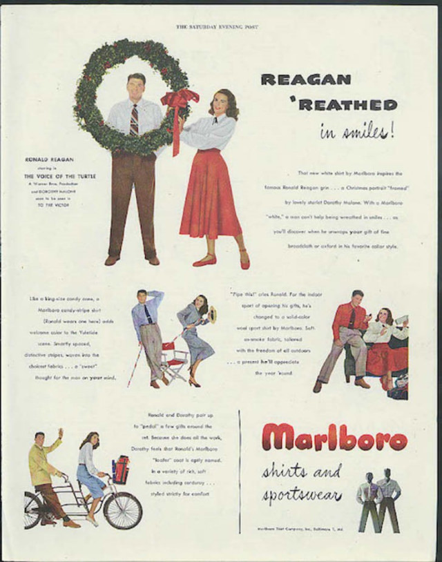 Marlboro Shirt Company Christmas Ad, 1947