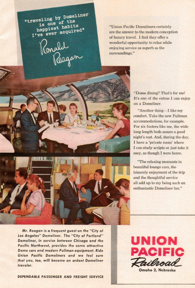 Union Pacific Domeliner Ad, 1959