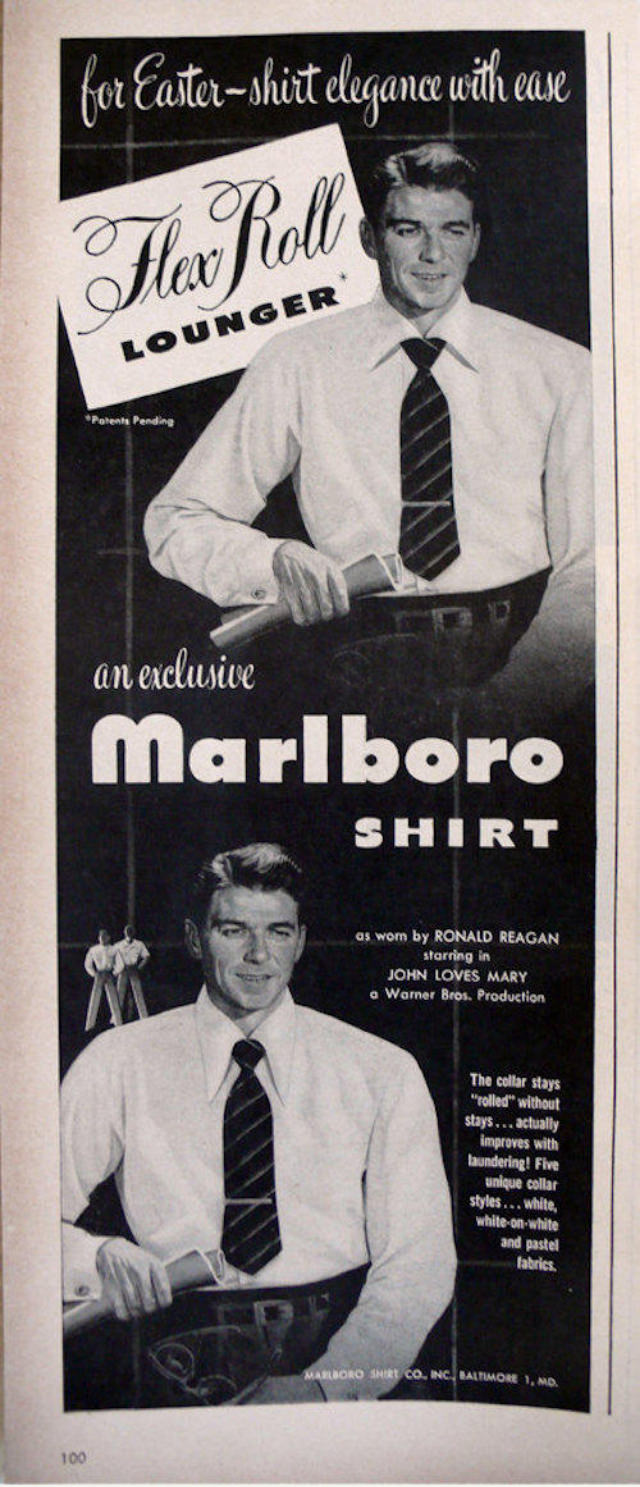 Marlboro Shirt Company Ad, 1949