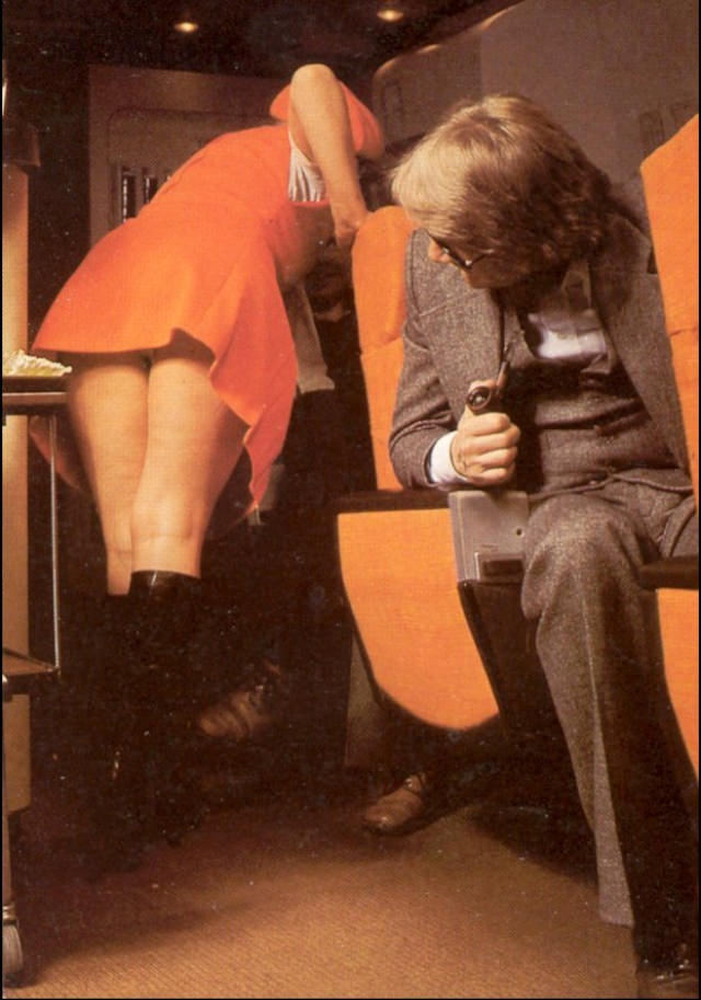 A Re-enactment of the Sexual Harassment Flight Attendants Endured in the 1970s