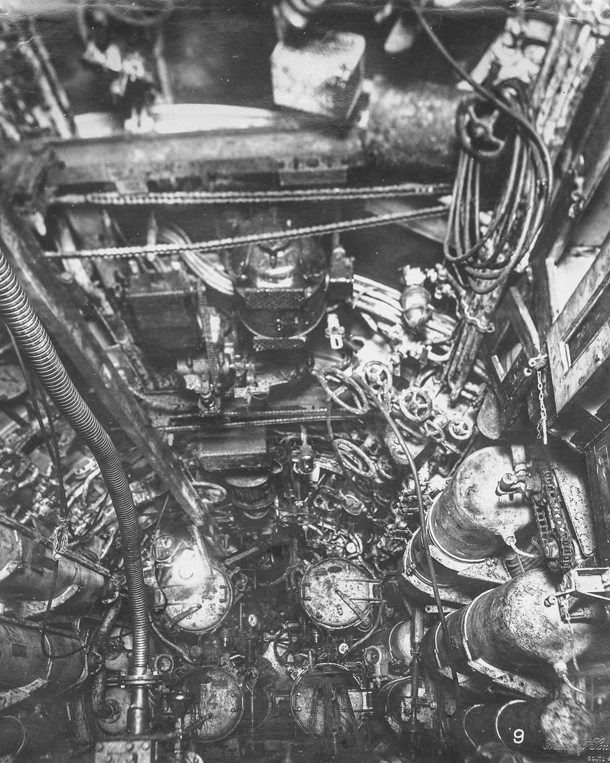 Forward torpedo room.