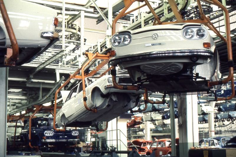 The less than successful VW 411 model was also in production
