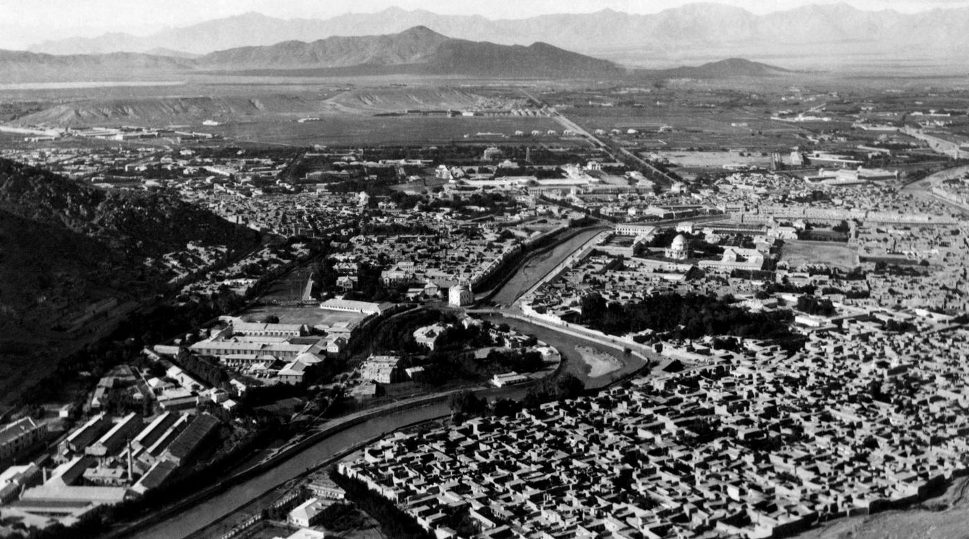 Kabul and the river that runs through it, 1951.