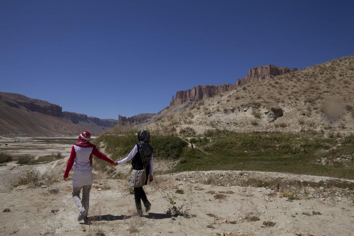 Band-e-Amir, Afghanistan's first national park, 2009.
