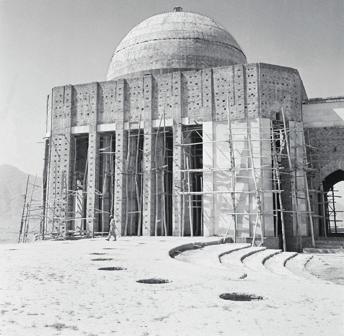 Exterior of building in Kabul, Afghanistan.