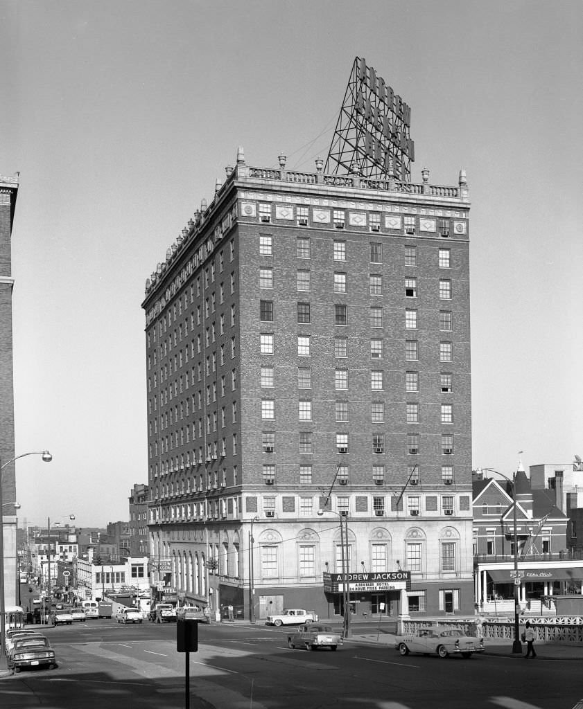 Andrew Jackson Hotel in Nashville Tennessee, 1960s