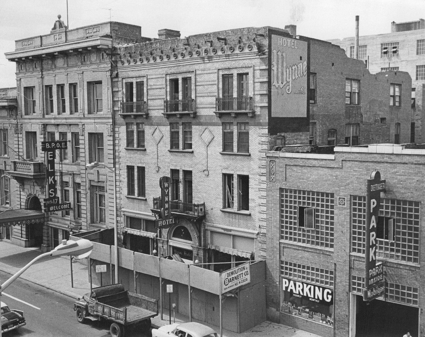 Wynne Hotel at 1435 California St., 1960s