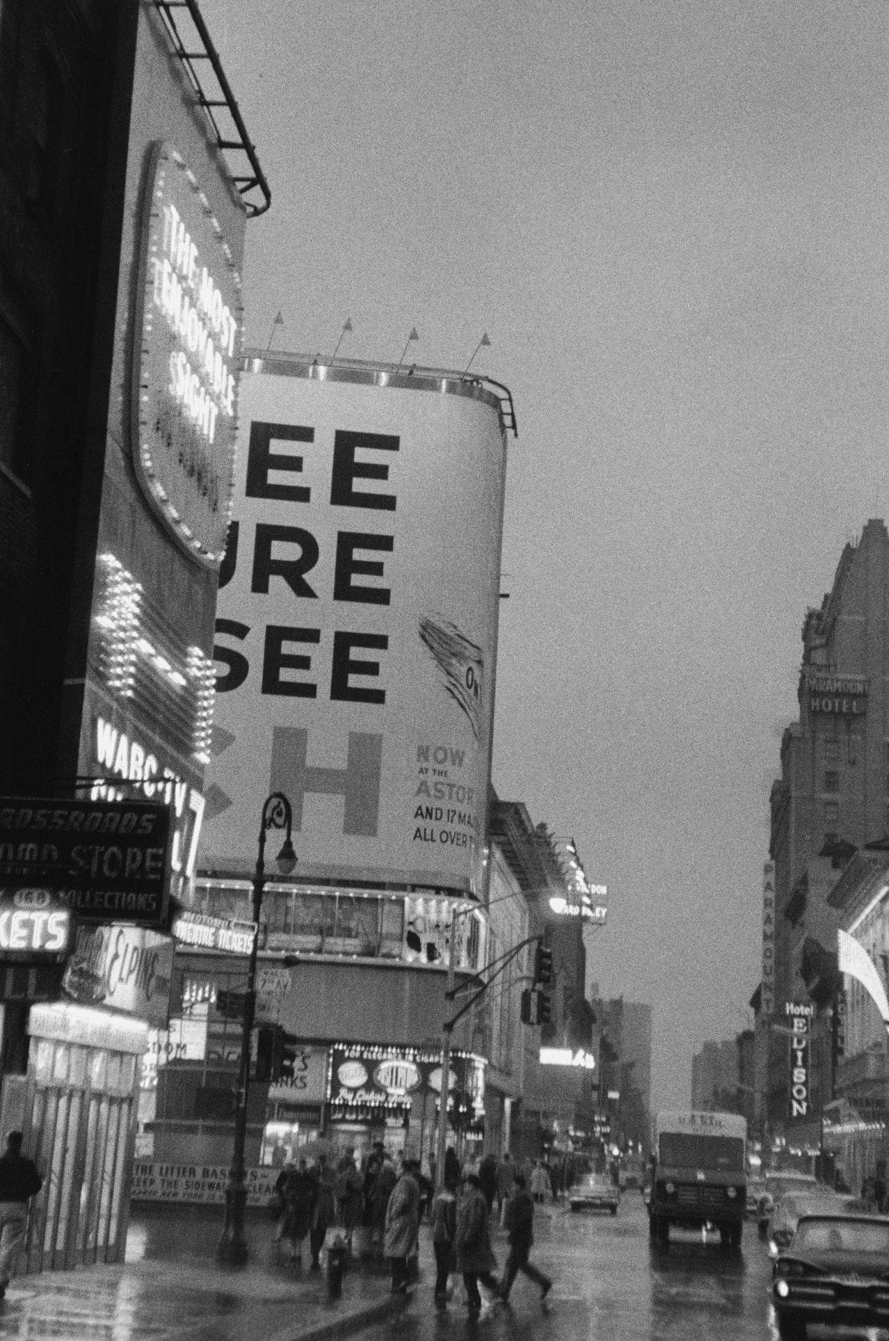 Rainy Day At W. 46th & 7th, 1962