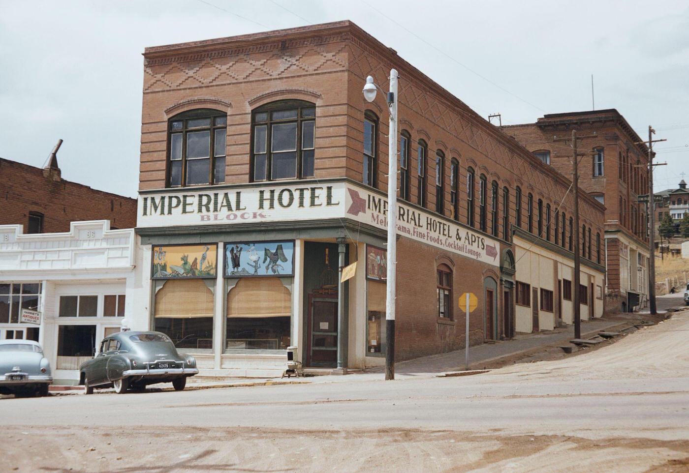 Imperial Hotel, Cripple Creek, Teller County, Colorado, 1962.
