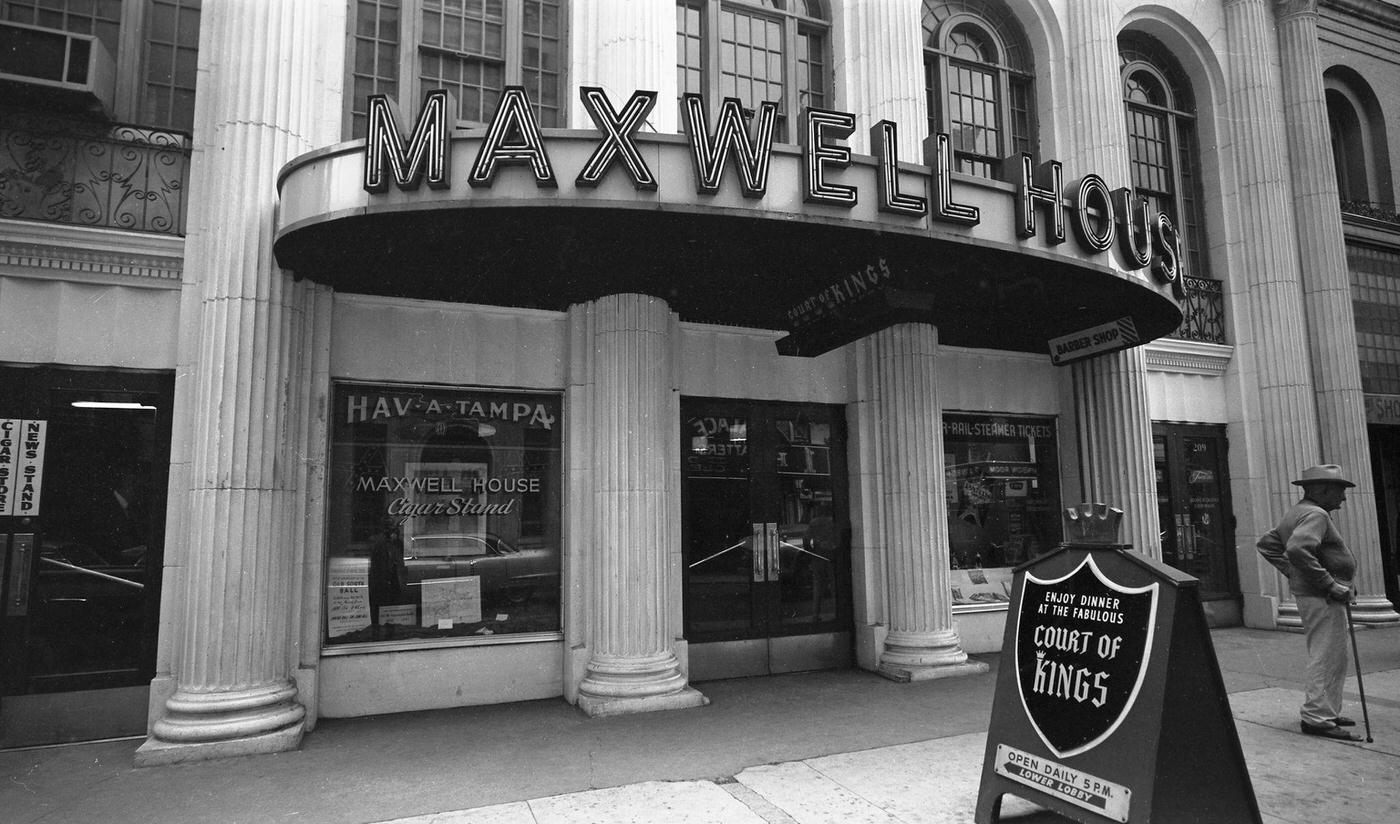 Maxwell House Hotel in Nashville Tennessee, 1961