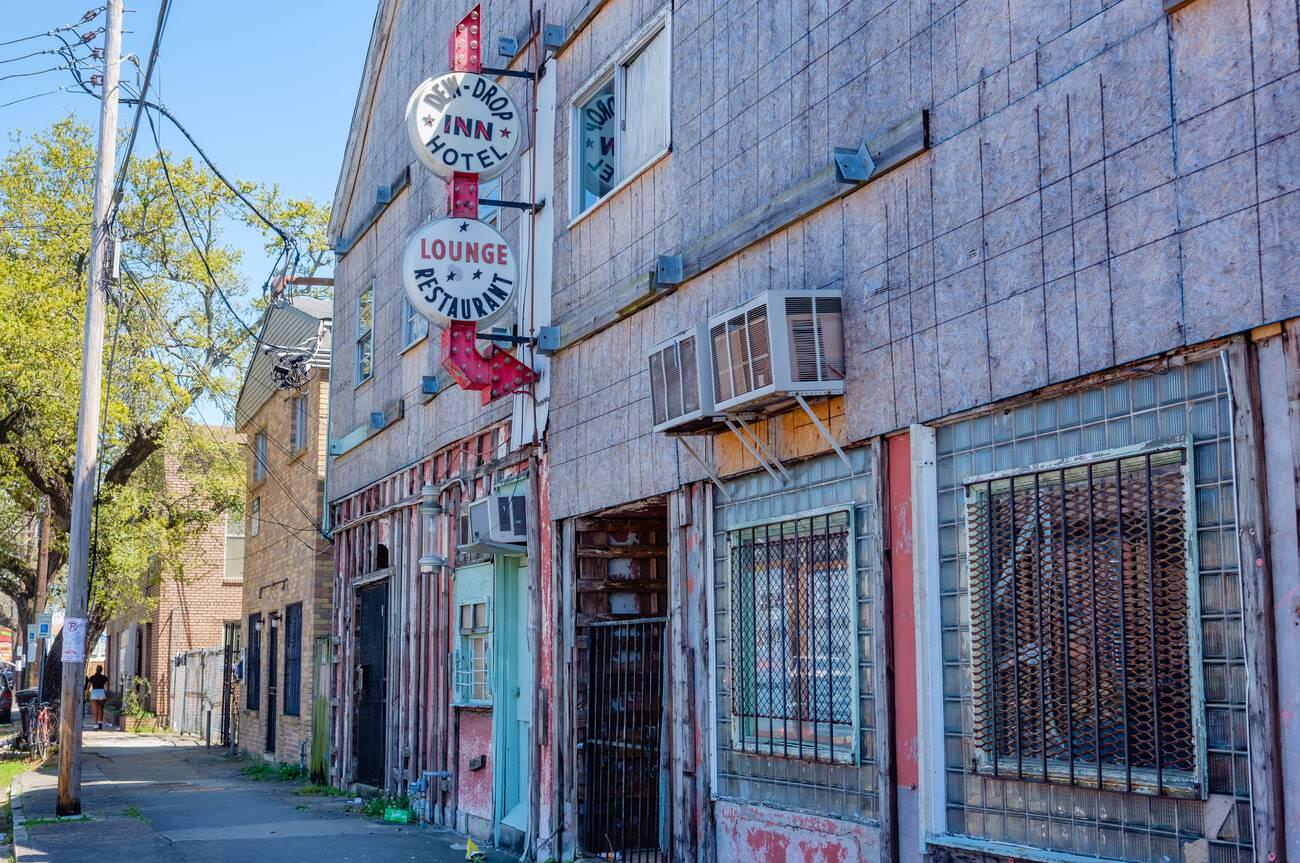 Dew-Drop Inn Hotel on LaSalle Street in Central City