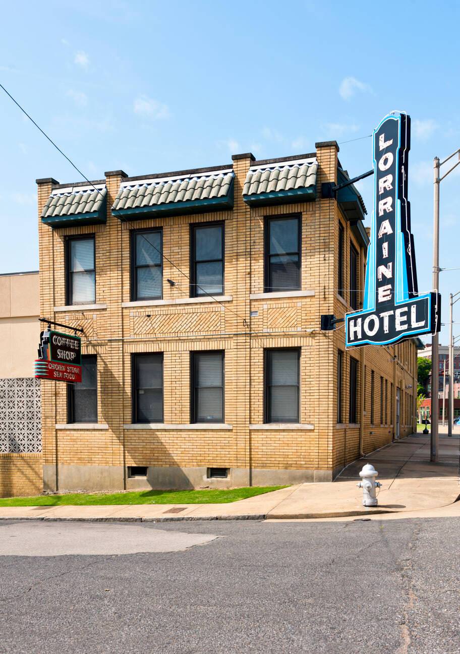 The Lorraine Hotel in Memphis Tennessee, 1968