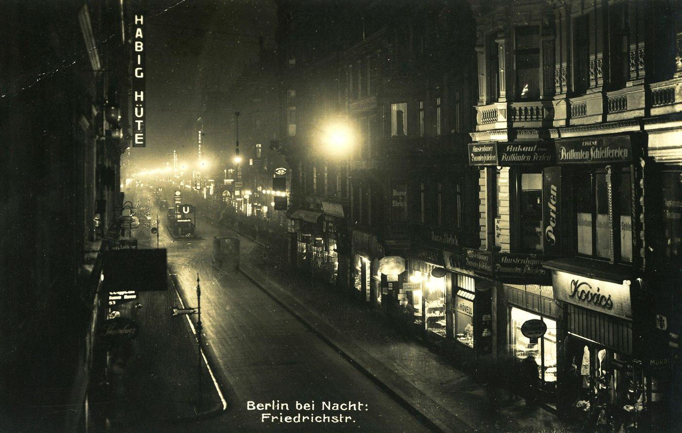 Berlin by night, Berlin, 1930s