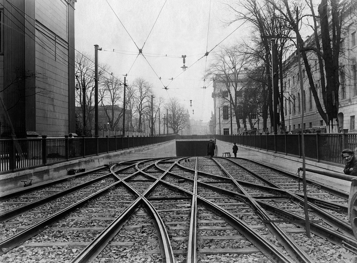 Germany Free State Prussia Berlin: Originally tramway tunnel at the street Unter den Linden; today non-existent, Berlin, 1930