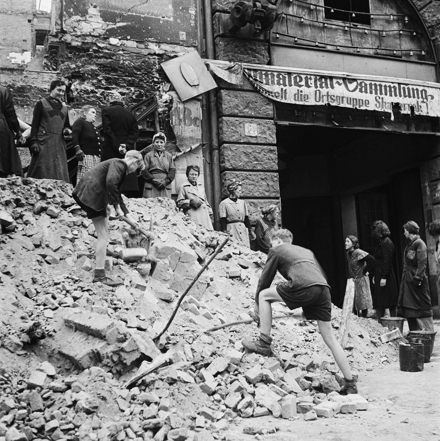 Berlin after the end of fighting in Europe during World War II in July 1945.