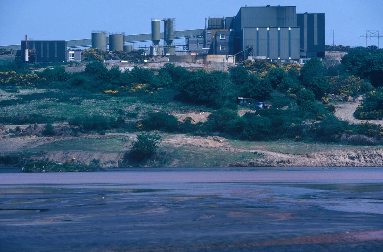 Wheal Jane Tin Mine near Baldhu and Chacewater in West Cornwall, Cornish Tin Mining Company, 1978.