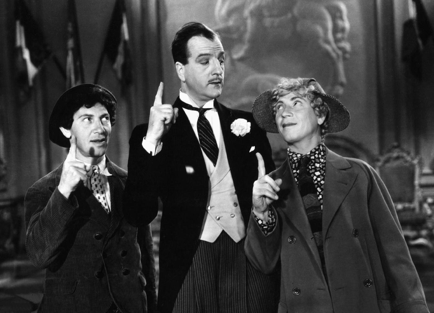 The Marx Brothers in the film Duck Soup (1933)