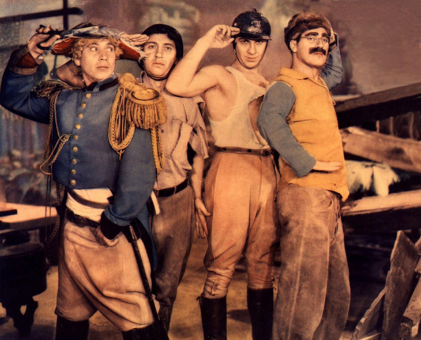 The Marx Brothers in the film Duck Soup (1933)