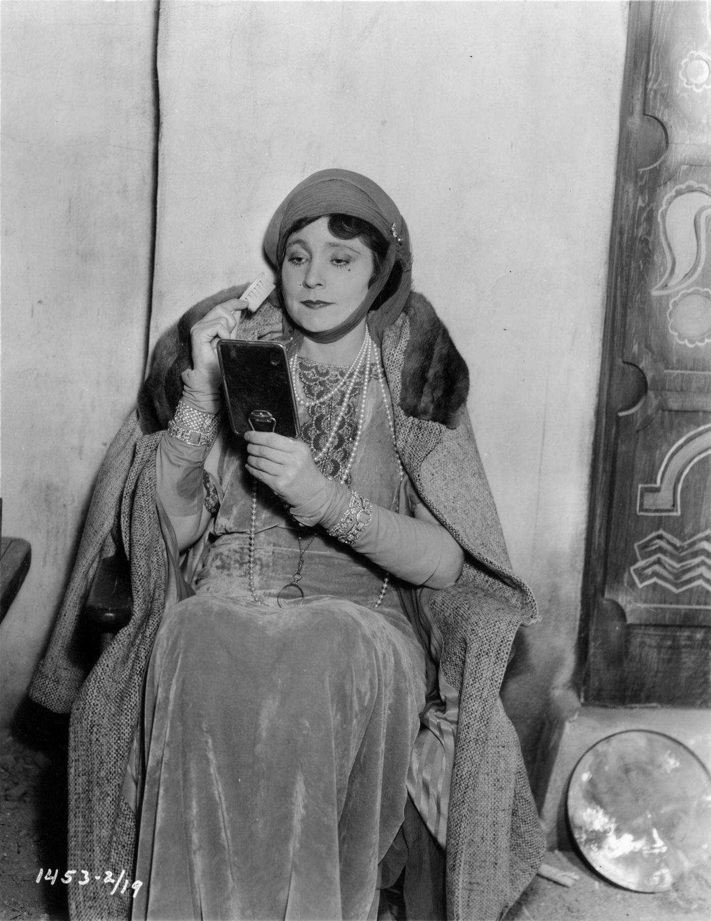 Margaret Dumont stars as a wealthy benefactor in Duck Soup (1933).