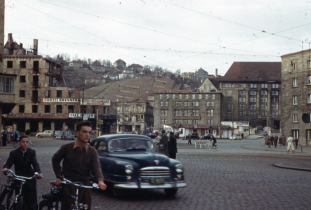 Arnulf Klett Platz, Stuttgart, 1951