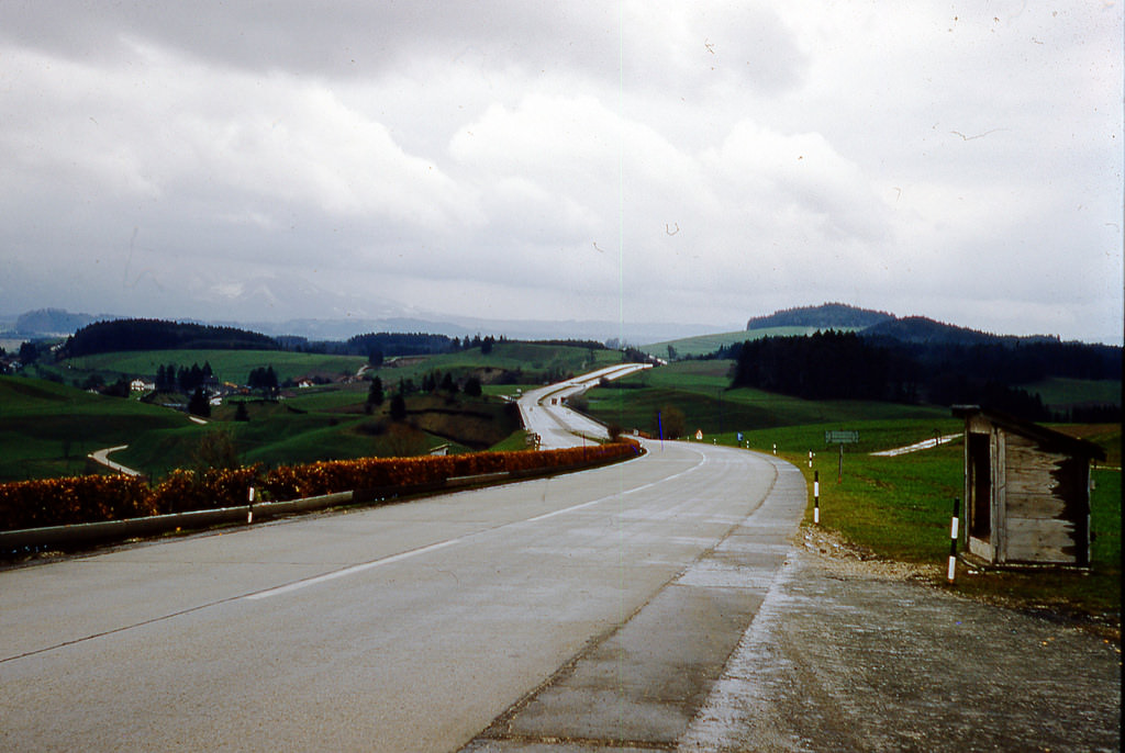 The Autobahn North of Wiesbaden in 1958