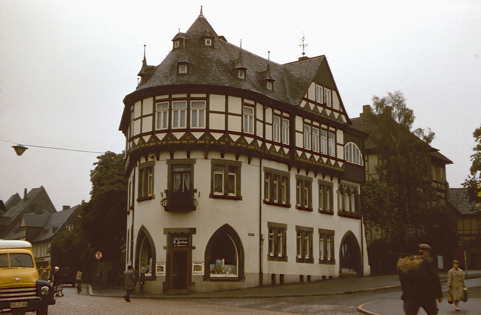 Building in Goslar, 26 June 1958