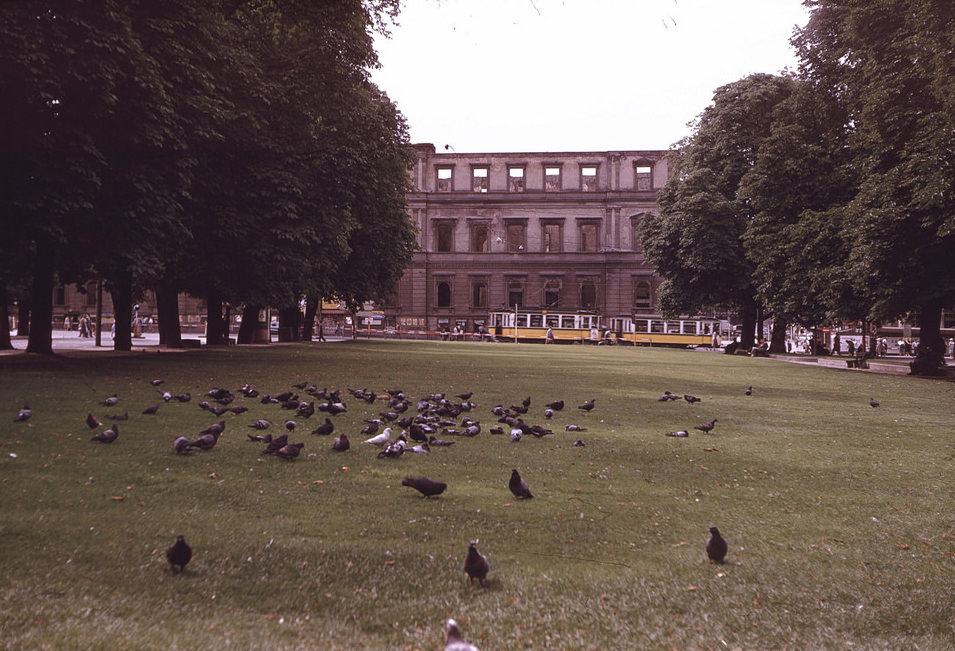 Building in Stuttgart, 25 July 1958