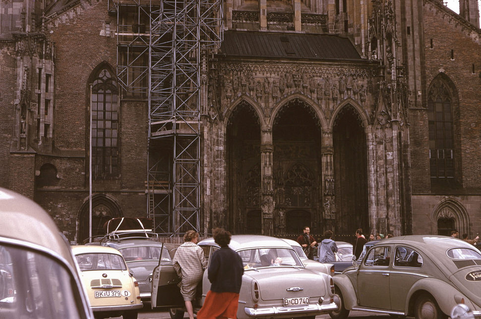 Minster in Ulm, West Germany, 23 July 1958