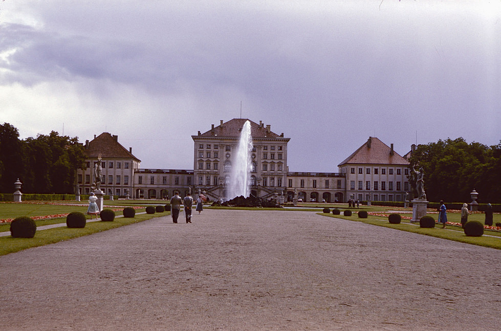 Nymphenburg Palace, Munich, 23 July 1958