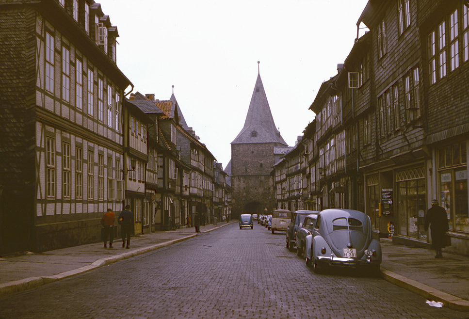 Street in Goslar, 26 June 1958