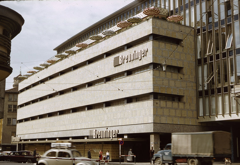 The Breuninger department store, Stuttgart, 25 July 1958