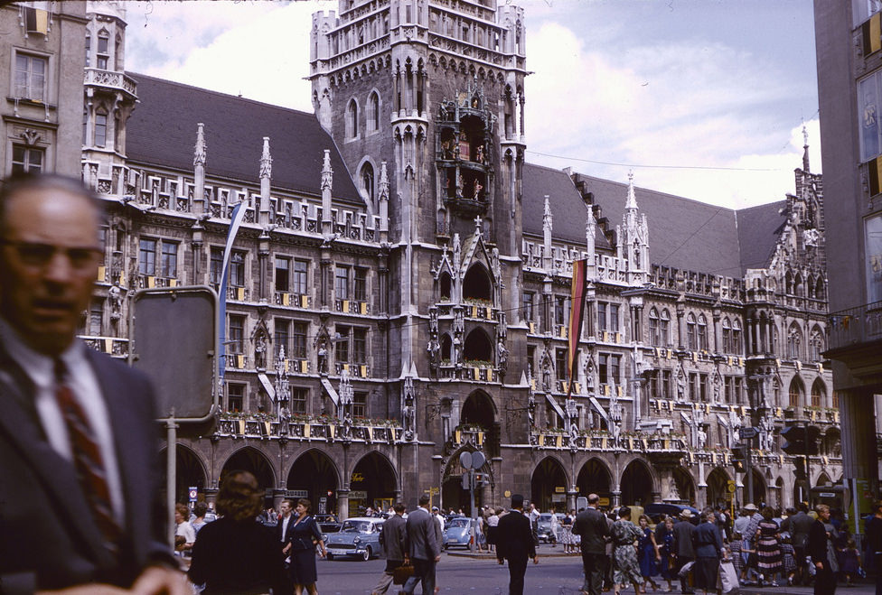 The town hall in Munich, July 1958