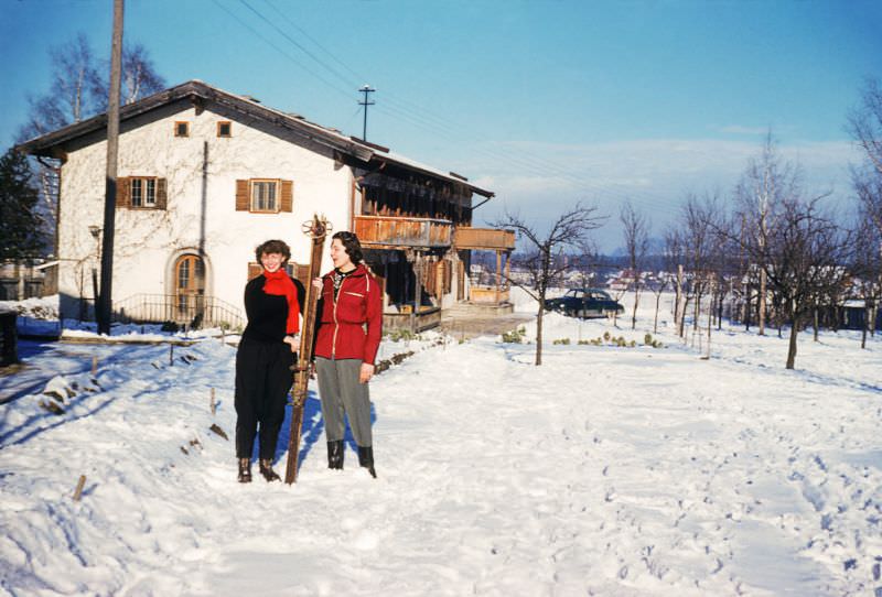 Skiing in Bavaria.