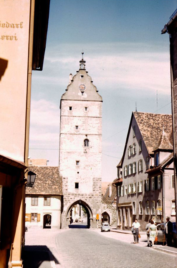 Wörnitz Gate, Dinkelsbühl, Germany, 1960s