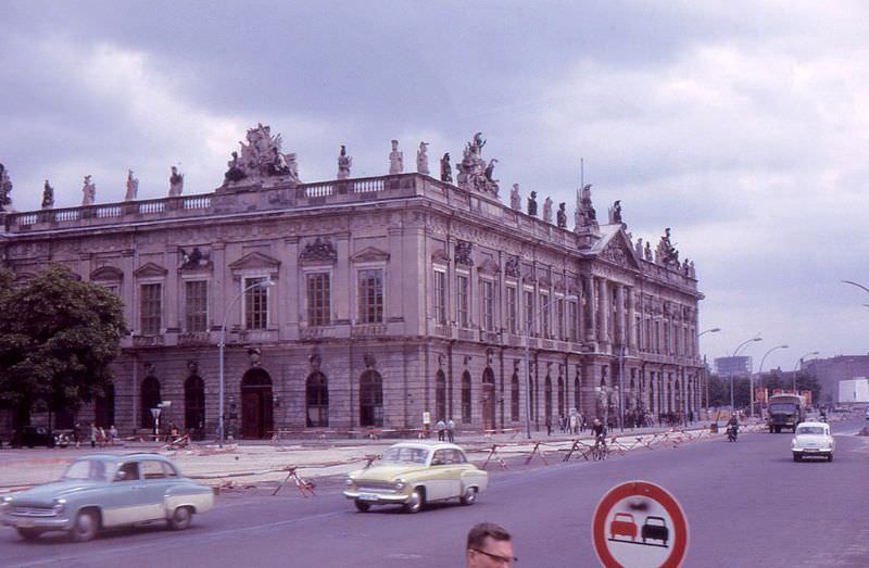 The historic arsenal, on the east end of Unter den Linden, East Berlin, Germany, 1960s