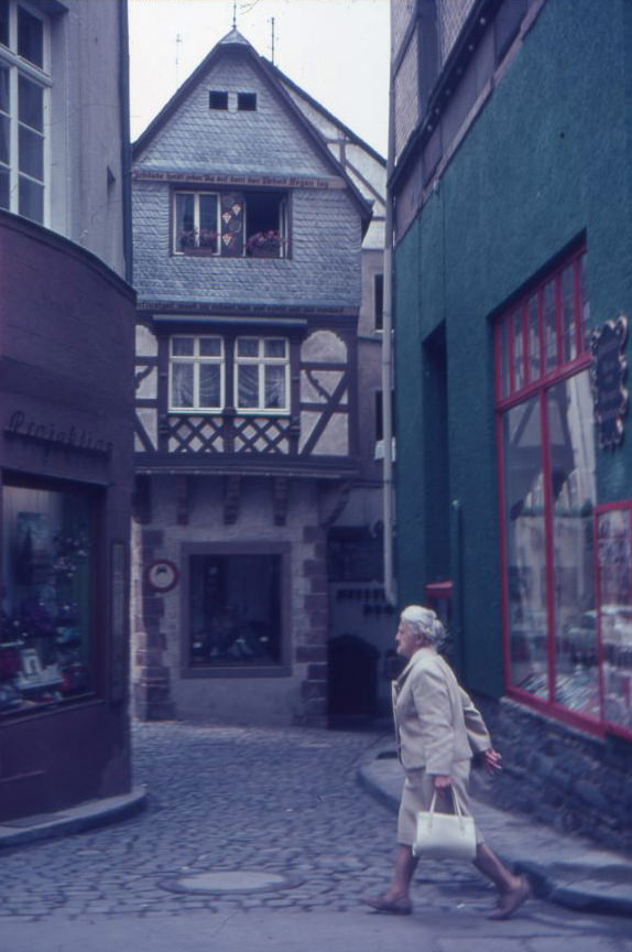 Bernkastel-Kues street scenes, 1960s