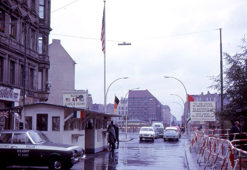 Checkpoint Charlie, Berlin, Germany, 1960s
