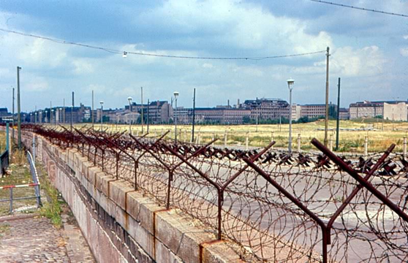East Berlin from the Berlin Wall, Germany, 1960s