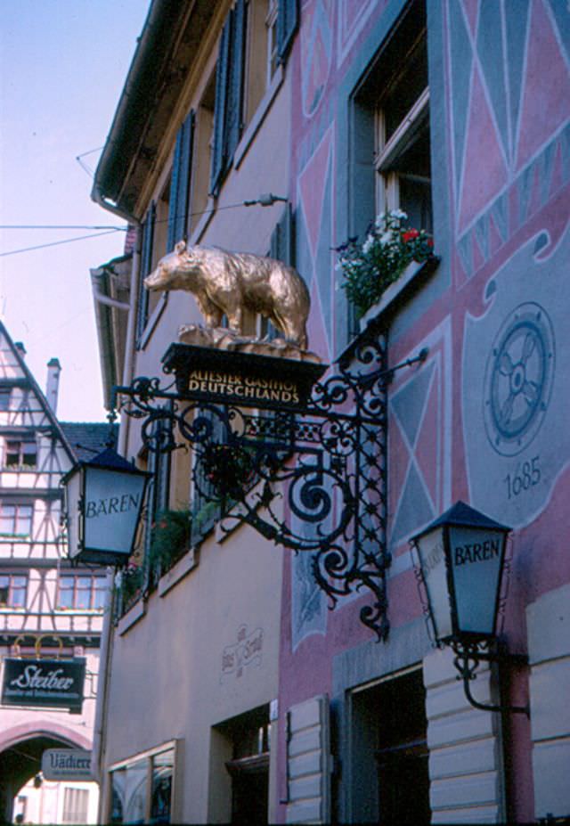 Hotel Bären, Freiburg, Germany, 1960s