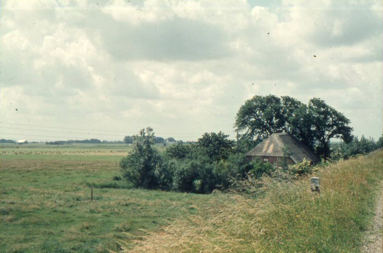 Dorfstraße in Simonsberg, 1960s