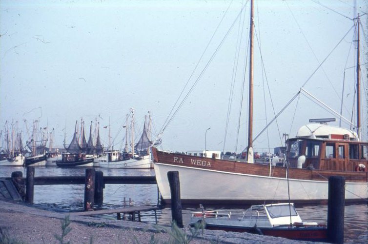 FA. Vega in the port of Husum, 1960s